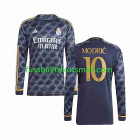 Fußballtrikots Real Madrid Luka Modrić 10 2023-2024 Langarm Auswärts-trikot kaufen